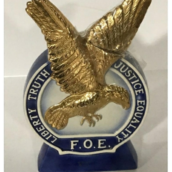 Jim Beam UNITED AIRLINES HAWAIIAN Open WHISKEY Decanter Blue Hawaii EVC LIQUOR - Picture 9 of 12